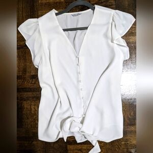 Mango Tie Knot Blouse Size L Naked Zebra